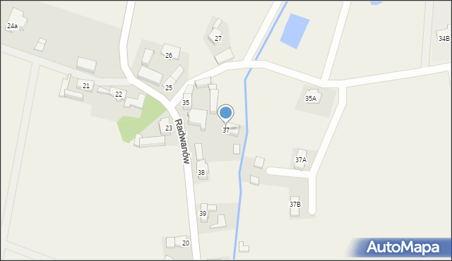 Radwanów, Radwanów, 37, mapa Radwanów