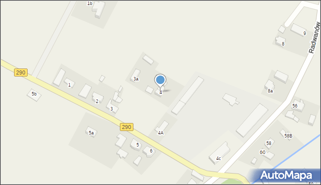Radwanów, Radwanów, 4, mapa Radwanów