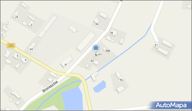 Radwanów, Radwanów, 58, mapa Radwanów