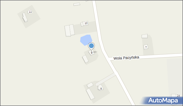 Radycza, Radycza, 9, mapa Radycza