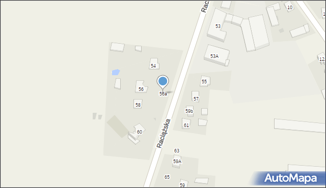 Radzanów, Raciążska, 56a, mapa Radzanów