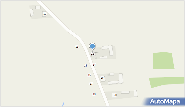 Radzanów, Radzanów, 12, mapa Radzanów