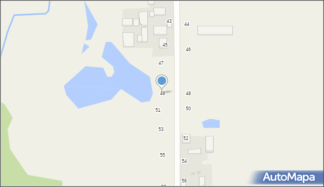 Radzanów, Radzanów, 49, mapa Radzanów