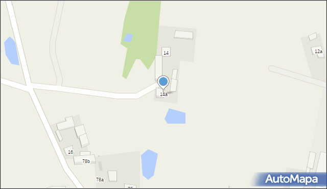 Radzanów, Radzanów, 14a, mapa Radzanów