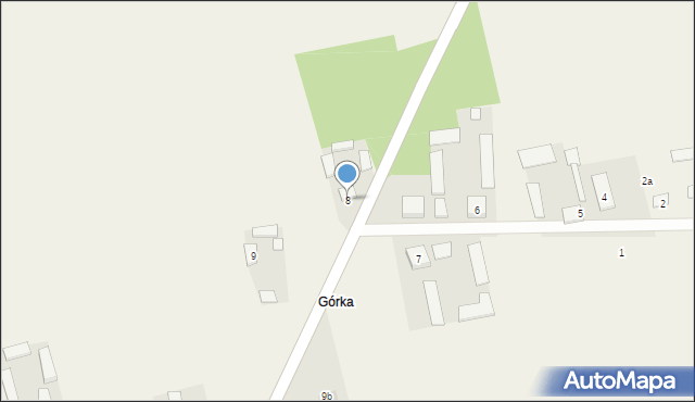 Radzanów, Radzanów, 8, mapa Radzanów