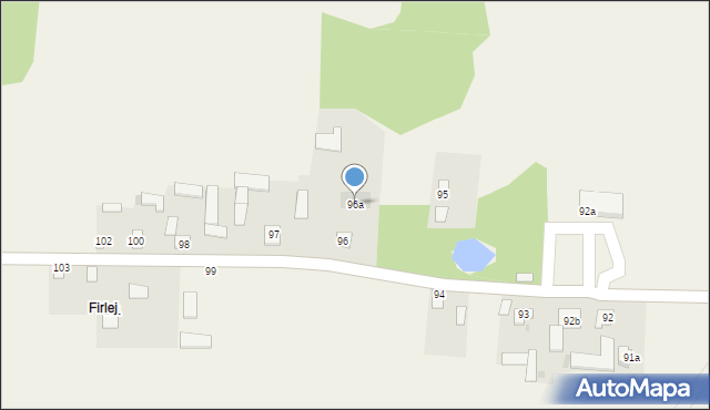 Radzanów, Radzanów, 96a, mapa Radzanów