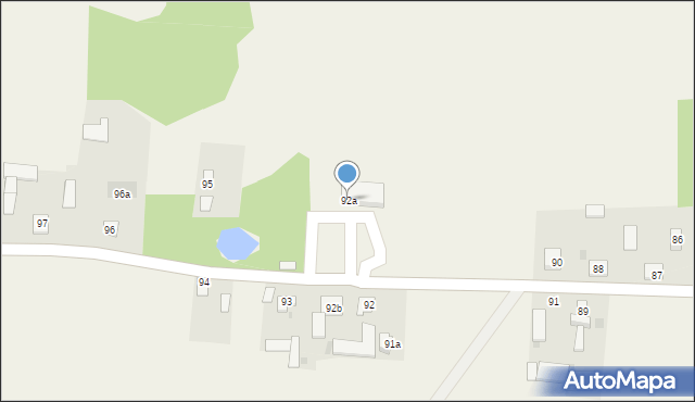 Radzanów, Radzanów, 92a, mapa Radzanów