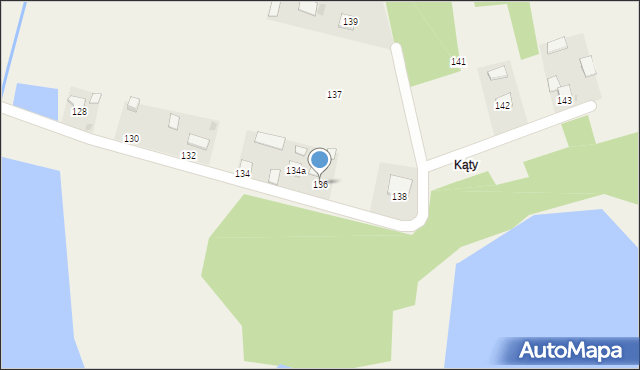 Radzanów, Radzanów, 136, mapa Radzanów