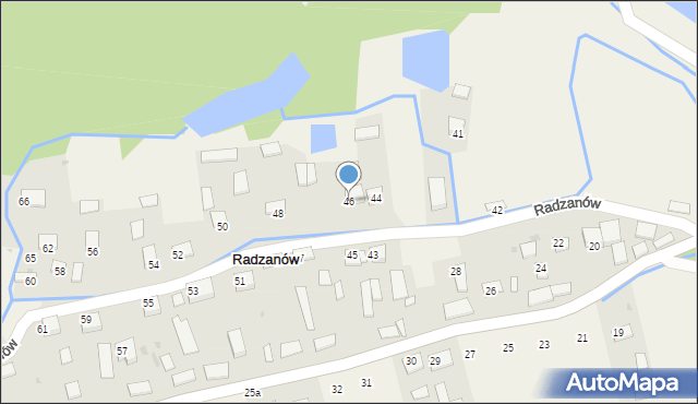 Radzanów, Radzanów, 46, mapa Radzanów