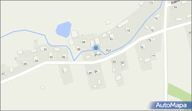 Radzanów, Radzanów, 87, mapa Radzanów