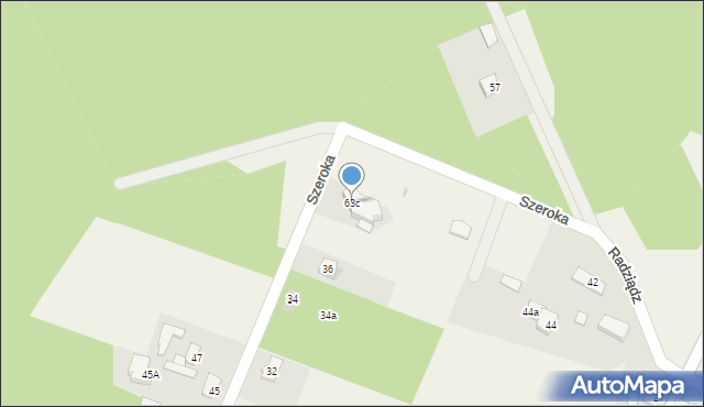 Radziądz, Radziądz, 63c, mapa Radziądz