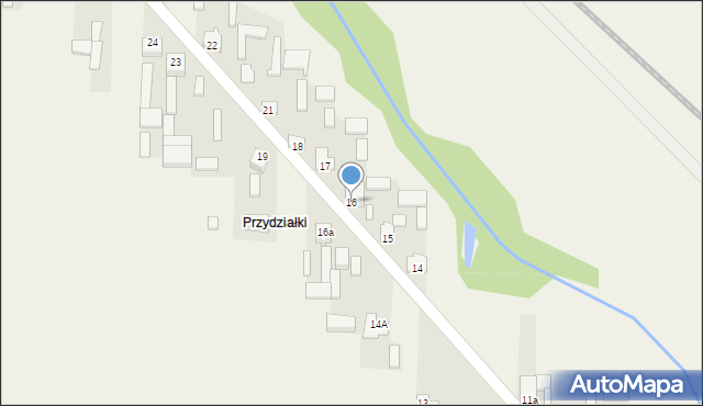 Radzice Duże, Radzice Duże, 16, mapa Radzice Duże
