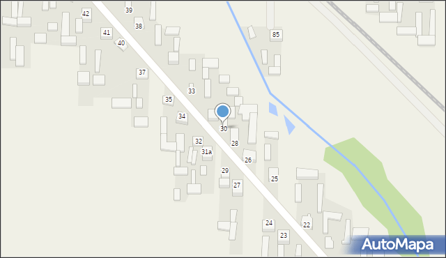 Radzice Duże, Radzice Duże, 30, mapa Radzice Duże