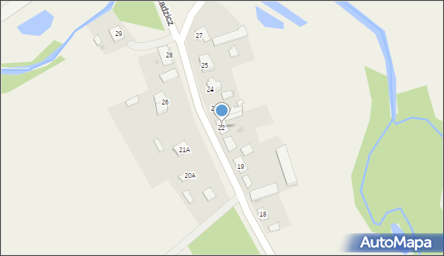 Radzicz, Radzicz, 22, mapa Radzicz
