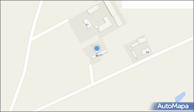 Radzicz, Radzicz, 68, mapa Radzicz