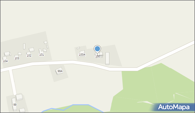 Radziechów, Radziechów, 100, mapa Radziechów