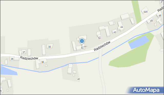 Radziechów, Radziechów, 41, mapa Radziechów