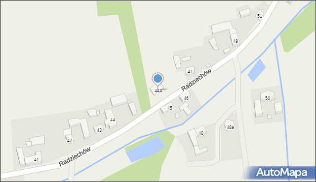 Radziechów, Radziechów, 44A, mapa Radziechów