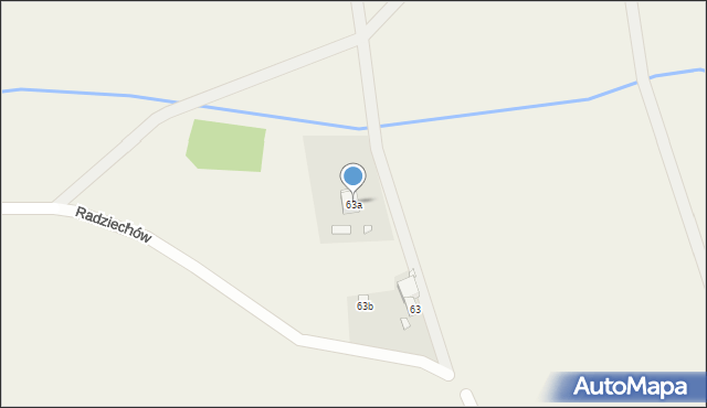 Radziechów, Radziechów, 63a, mapa Radziechów
