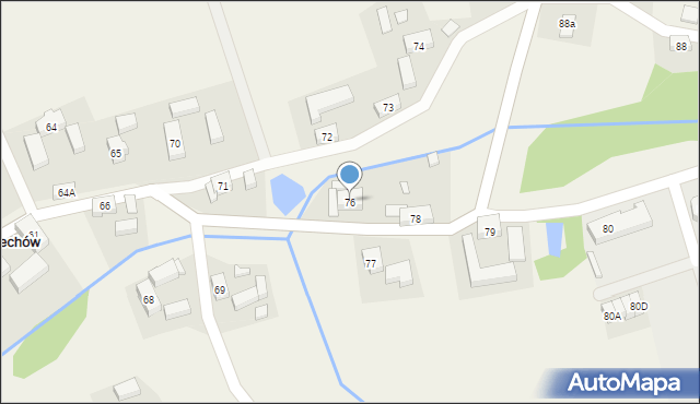 Radziechów, Radziechów, 76, mapa Radziechów