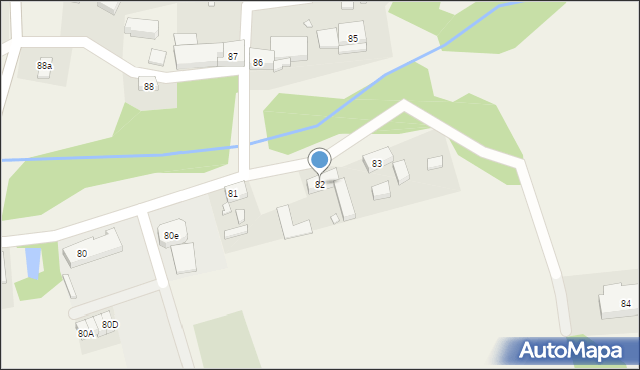 Radziechów, Radziechów, 82, mapa Radziechów