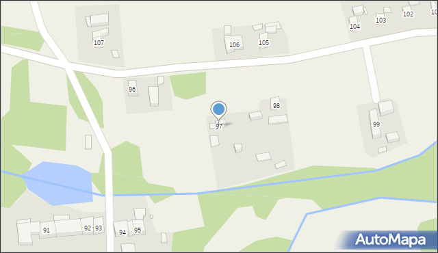 Radziechów, Radziechów, 97, mapa Radziechów