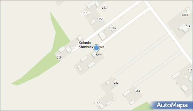 Radzięcin, Radzięcin, 160, mapa Radzięcin