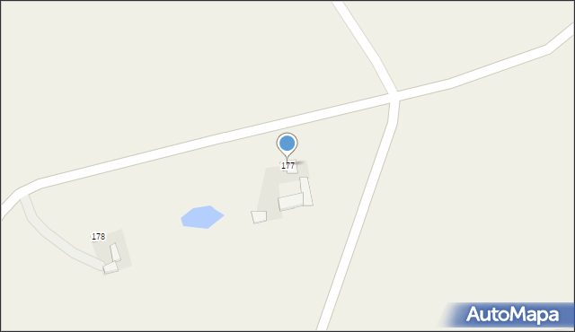 Radzięcin, Radzięcin, 177, mapa Radzięcin