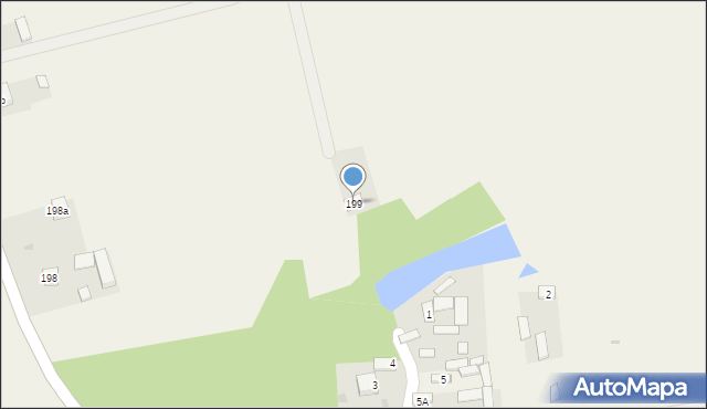Radzięcin, Radzięcin, 199, mapa Radzięcin
