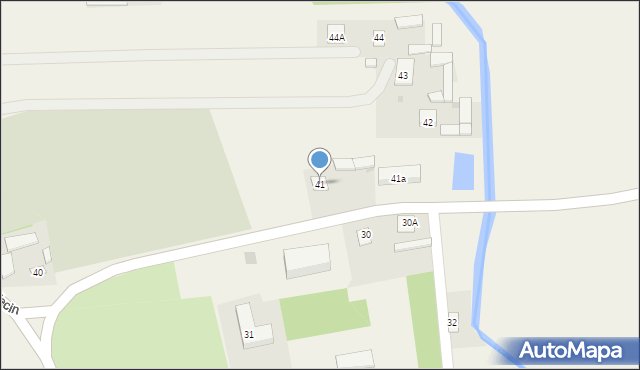 Radzięcin, Radzięcin, 41, mapa Radzięcin