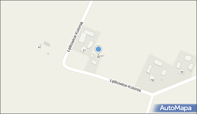 Radziemice, Radziemice, 92, mapa Radziemice