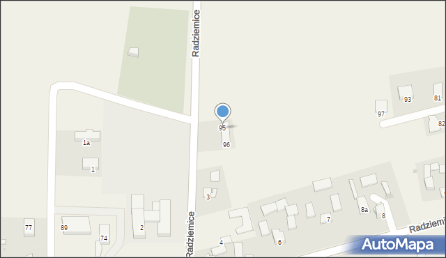 Radziemice, Radziemice, 95, mapa Radziemice