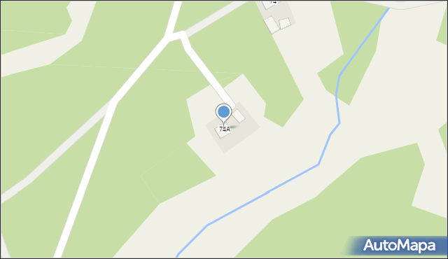 Radziki Duże, Radziki Duże, 74A, mapa Radziki Duże
