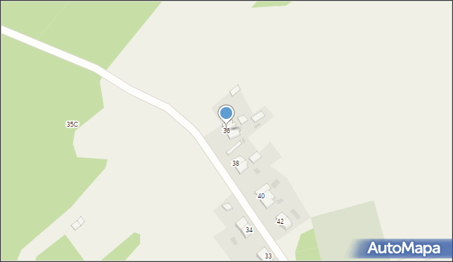 Radzików, Radzików, 36, mapa Radzików