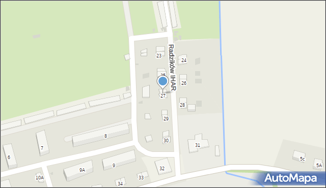 Radzików-Instytut, Radzików-Instytut, 27, mapa Radzików-Instytut