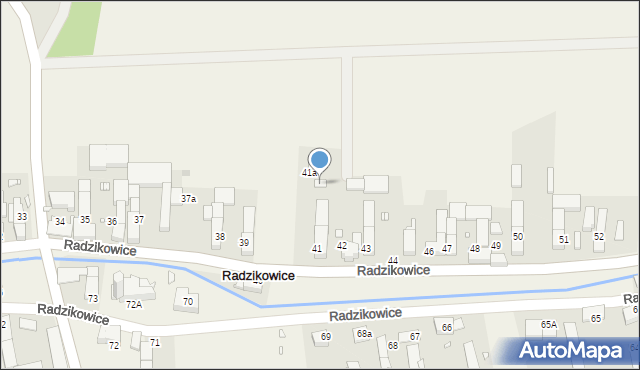Radzikowice, Radzikowice, 41b, mapa Radzikowice