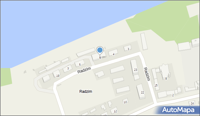 Radzim, Radzim, 6, mapa Radzim
