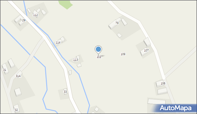 Radzimów Dolny, Radzimów Dolny, 111, mapa Radzimów Dolny