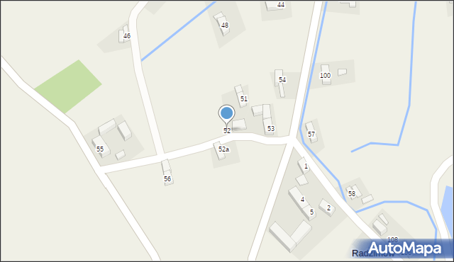 Radzimów Dolny, Radzimów Dolny, 52, mapa Radzimów Dolny