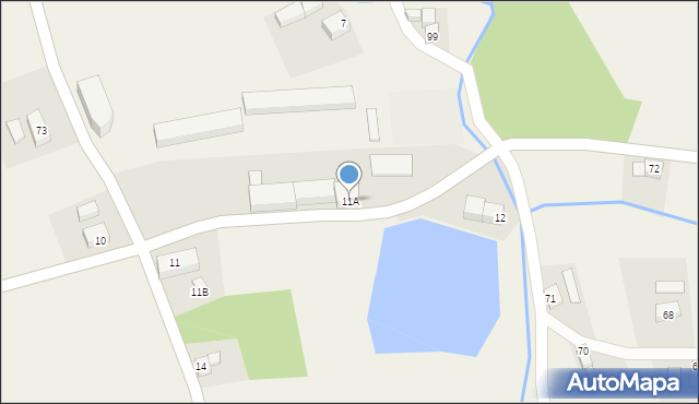 Radzimów Górny, Radzimów Górny, 11A, mapa Radzimów Górny