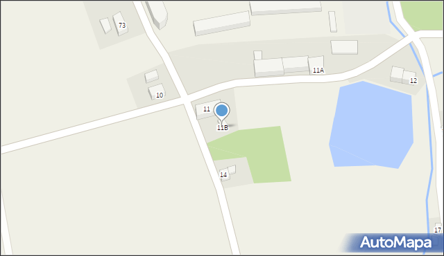 Radzimów Górny, Radzimów Górny, 11B, mapa Radzimów Górny