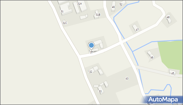 Radzimów Górny, Radzimów Górny, 37, mapa Radzimów Górny