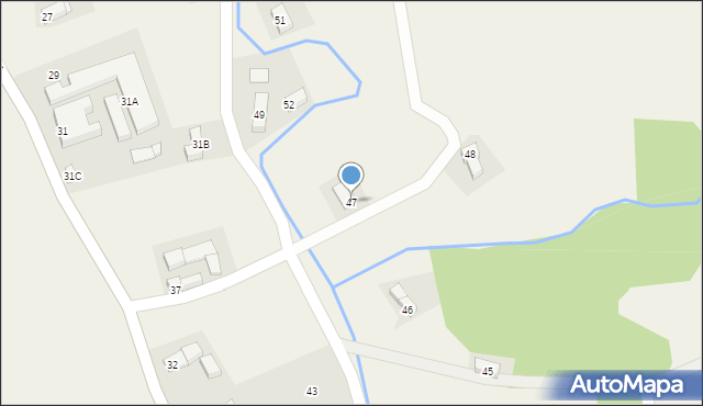 Radzimów Górny, Radzimów Górny, 47, mapa Radzimów Górny