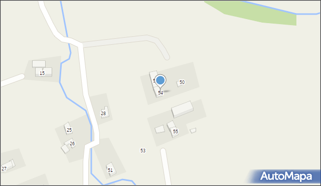 Radzimów Górny, Radzimów Górny, 54, mapa Radzimów Górny