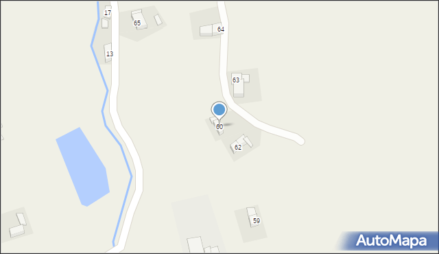 Radzimów Górny, Radzimów Górny, 60, mapa Radzimów Górny