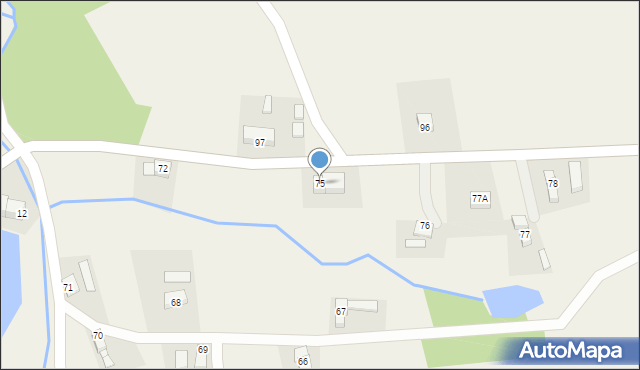 Radzimów Górny, Radzimów Górny, 75, mapa Radzimów Górny