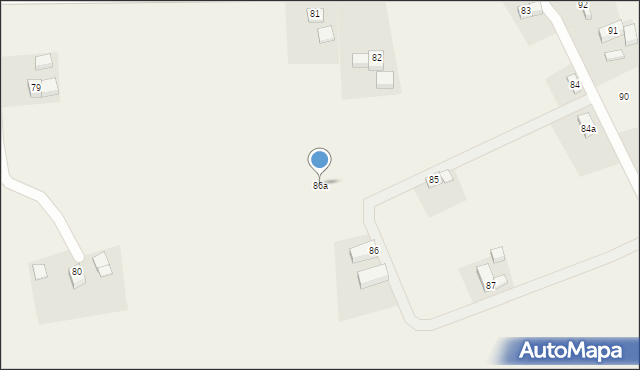 Radzimów Górny, Radzimów Górny, 86a, mapa Radzimów Górny