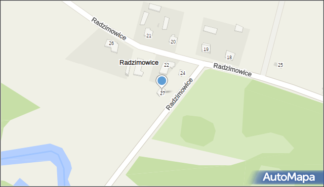 Radzimowice, Radzimowice, 27, mapa Radzimowice