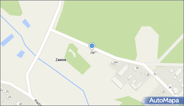Radziszewo-Króle, Radziszewo-Króle, 29B, mapa Radziszewo-Króle