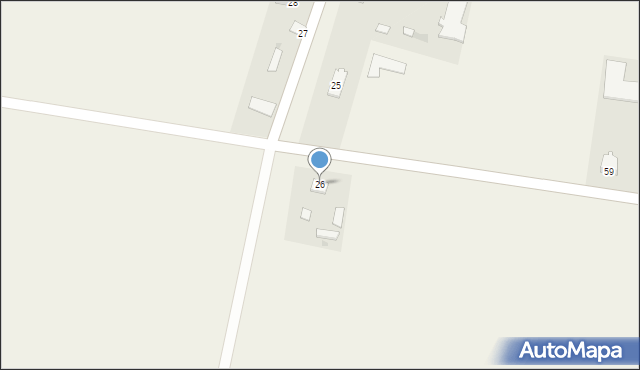 Radziszewo-Sieńczuch, Radziszewo-Sieńczuch, 26, mapa Radziszewo-Sieńczuch